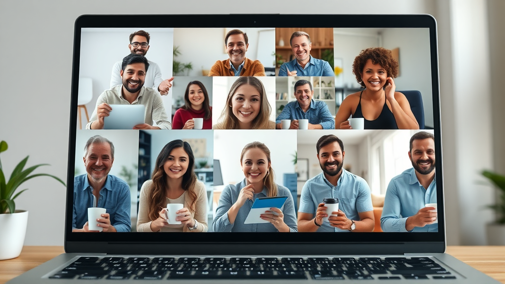 Supportive online community of affiliate marketers connecting through master affiliate profits affiliate program virtual call